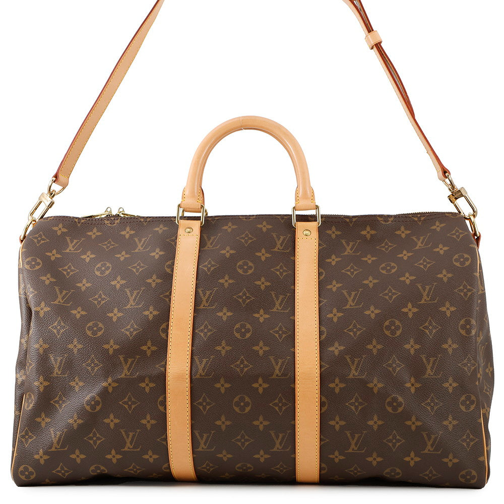 LOUIS VUITTON Keepall Bandouliere BrownM41416 Monogram Size 50