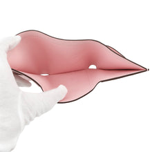 将图像加载到图库查看器中，HERMES Bearn combine Rose Sakura Chevre Myzore Goatskin
