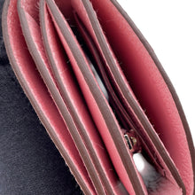 将图像加载到图库查看器中，HERMES Bearn combine Rose Sakura Chevre Myzore Goatskin
