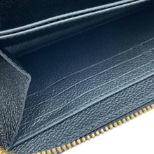 将图像加载到图库查看器中，LOUIS VUITTON Zippy Wallet NoirM61864 Monogram Empreinte Leather
