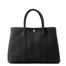 Load image into Gallery viewer, HERMES Garden Party Black Negonda Leather Size TPM
