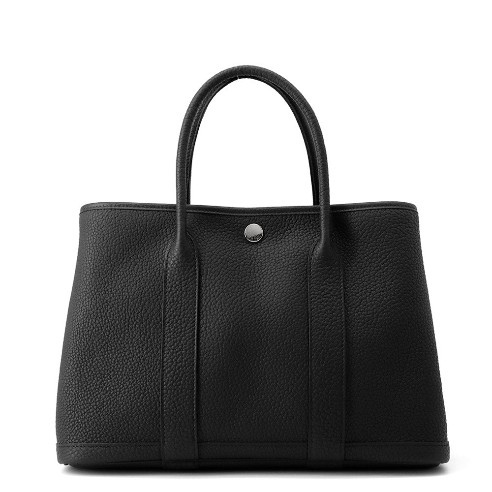 HERMES Garden Party Black Negonda Leather Size TPM