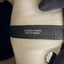 Load image into Gallery viewer, HERMES Garden Party Black Negonda Leather Size TPM
