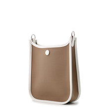 Load image into Gallery viewer, HERMES Neo Evelyne Etoupe/Gris Perle/Dune Toile Leather Size TPM
