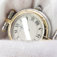Load image into Gallery viewer, CARTIER PANTHERE Vendome Round 1 Row W23mm Stainless Steel K18YG Ivory DialW25030B5
