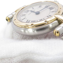 Load image into Gallery viewer, CARTIER PANTHERE Vendome Round 1 Row W23mm Stainless Steel K18YG Ivory DialW25030B5
