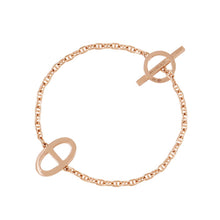 Load image into Gallery viewer, HERMES Chaine d&#39;Ancre Contour Bracelet Size SHH122404B 00SH 18K Pink Gold
