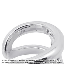 将图像加载到图库查看器中，HERMES Osmoz Ring Size GM/53/#13 SV925
