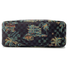 将图像加载到图库查看器中，LOUIS VUITTON Shopper Tote Marina blueN00218 Damier Palm Tree Jacquard Cotton Size MM
