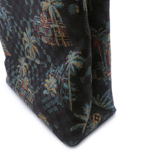 Load image into Gallery viewer, LOUIS VUITTON Shopper Tote Marina blueN00218 Damier Palm Tree Jacquard Cotton Size MM
