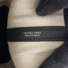 Load image into Gallery viewer, HERMES Garden Party Black Negonda Leather Size TPM
