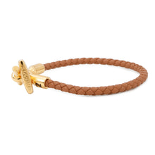 将图像加载到图库查看器中，HERMES Etrier Bracelet Size T2 Gold Swift Leather
