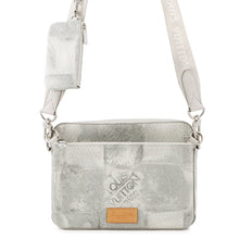 将图像加载到图库查看器中，LOUIS VUITTON Trio Messenger GrayN50068 Damier Salt
