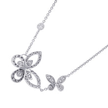 将图像加载到图库查看器中，GRAFF Double Butterfly Silhouette PendantRGP745 18K White Gold
