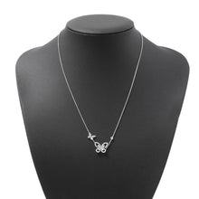 将图像加载到图库查看器中，GRAFF Double Butterfly Silhouette PendantRGP745 18K White Gold

