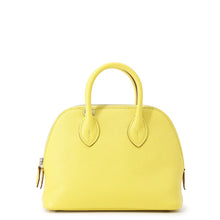 将图像加载到图库查看器中，HERMES Bolide 1923 Lime Chevre Myzore Goatskin Size Mini
