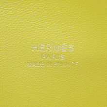 Load image into Gallery viewer, HERMES Bolide 1923 Lime Chevre Myzore Goatskin Size Mini
