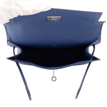 Load image into Gallery viewer, HERMES PochetteKelly Blue Tie Swift Leather
