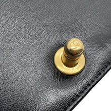 将图像加载到图库查看器中，CHANEL Boy Chanel ChainShoulder Black/GoldA67085 Leather Size Small
