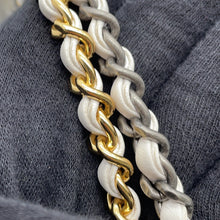 将图像加载到图库查看器中，CHANEL Gabriel WhiteA91810 Aged Calf Leather Size Small
