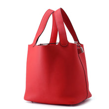 将图像加载到图库查看器中，HERMES Picotin Lock Rouge Ladue Taurillon Clemence Size MM
