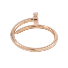 将图像加载到图库查看器中，CARTIER Juste Un Clou Ring Small Size 50B4225800 18K Pink Gold
