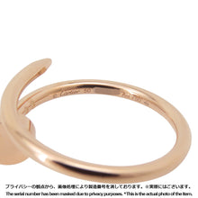 将图像加载到图库查看器中，CARTIER Juste Un Clou Ring Small Size 50B4225800 18K Pink Gold
