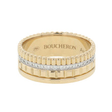 将图像加载到图库查看器中，Boucheron Quatre Radiant Diamond Ring Small Size 57/#17JRG02487 18K Yellow Gold
