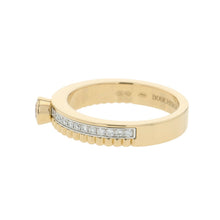将图像加载到图库查看器中，Boucheron Quatre Radiant Solitaire Diamond Ring Size 52/#12JSL00084 K18YG K18WG
