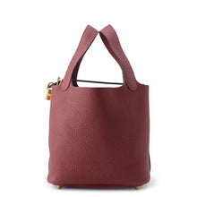 将图像加载到图库查看器中，HERMES Picotin Padlock Rouge H Taurillon Clemence Size PM
