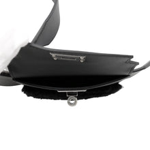 将图像加载到图库查看器中，HERMES Bandouliere Kelly Pocket Black Swift Leather Mouton
