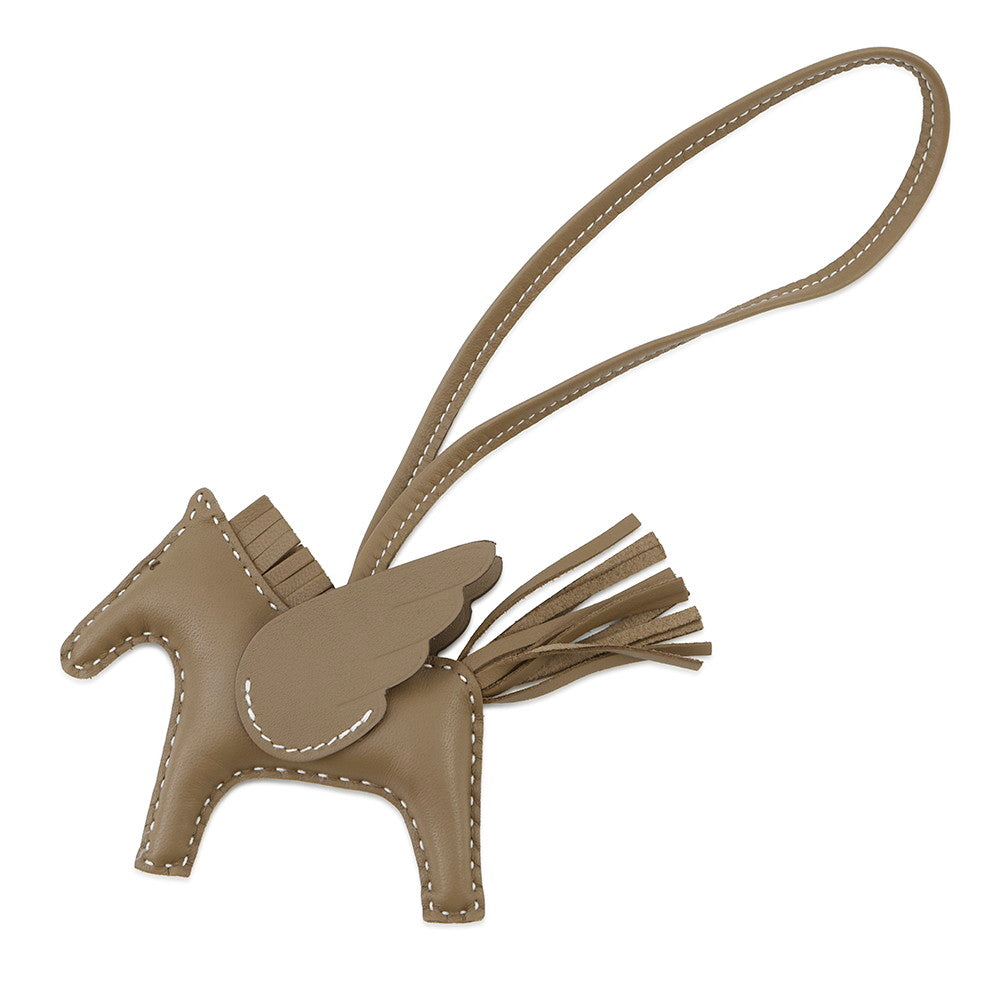 HERMES Rodeo Pegasus Etoupe Lambskin Size PM