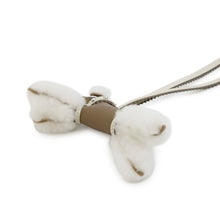 Load image into Gallery viewer, HERMES Buddy Epic Bag Charm Etoupe/Craie Lambskin Mouton
