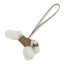 Load image into Gallery viewer, HERMES Buddy Epic Bag Charm Etoupe/Craie Lambskin Mouton
