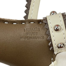 Load image into Gallery viewer, HERMES Buddy Epic Bag Charm Etoupe/Craie Lambskin Mouton

