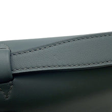 将图像加载到图库查看器中，HERMES PochetteKelly Vert Mangrove Swift Leather
