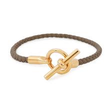 Load image into Gallery viewer, HERMES Glenna Bracelet Etoupe Swift Leather
