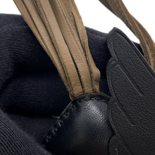 Load image into Gallery viewer, HERMES Rodeo Pegasus Black/Etoupe Lambskin Size PM
