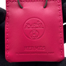 Load image into Gallery viewer, HERMES SacOrange Bag Charm Rose mexico Lambskin
