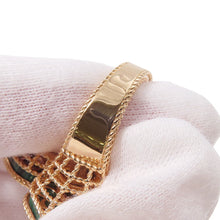 将图像加载到图库查看器中，Roberto Coin Princess Floral Malachite Ring Size Approximately 11号 LargeADV888RI1838_01 18K Pink Gold
