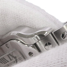 将图像加载到图库查看器中，CARTIER Santos de Cartier MM W35.1mm Stainless Steel Silver DialWSSA0029
