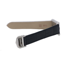 将图像加载到图库查看器中，CARTIER Tank bath currant SM W22mm Stainless Steel Leather Gray DialW1016830
