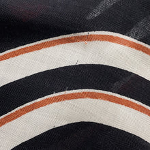 将图像加载到图库查看器中，HERMES Carre Jehan《Brides de Gala Applique Pique》 Size 140 Rouge/Black/Blue Ciel Cashmere70% Silk30%
