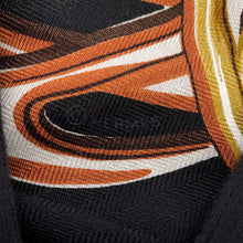 将图像加载到图库查看器中，HERMES Carre Jehan《Brides de Gala Applique Pique》 Size 140 Rouge/Black/Blue Ciel Cashmere70% Silk30%
