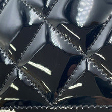 Load image into Gallery viewer, CHANEL Matelasse ChainShoulder Bag Black Patent Leather Leather Size 25
