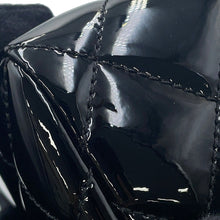 Load image into Gallery viewer, CHANEL Matelasse ChainShoulder Bag Black Patent Leather Leather Size 25
