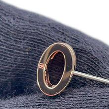 Load image into Gallery viewer, HERMES Pop Ash Bicolor Earrings Size Mini White/Marron glacé Metal Lacquer
