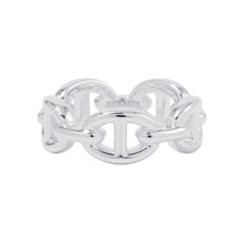 将图像加载到图库查看器中，HERMES Chaine d&#39;Ancre Anchene Ring Size PM/51/#11 SV925
