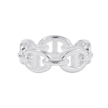 将图像加载到图库查看器中，HERMES Chaine d&#39;Ancre Anchene Ring Size PM/51/#11 SV925
