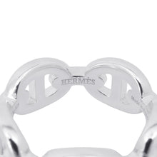 将图像加载到图库查看器中，HERMES Chaine d&#39;Ancre Anchene Ring Size PM/51/#11 SV925
